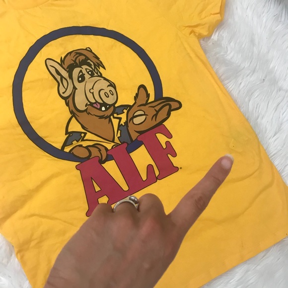 NWT Zara Yellow ALF T Shirt - Picture 6 of 6